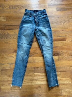 Lucky Brand Women's Skinny Jeans - Distressed Blue Wash